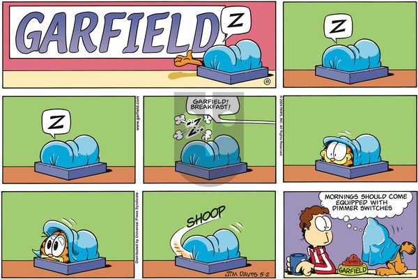 Garfield on Sunday May 2, 2004 Comic Strip
