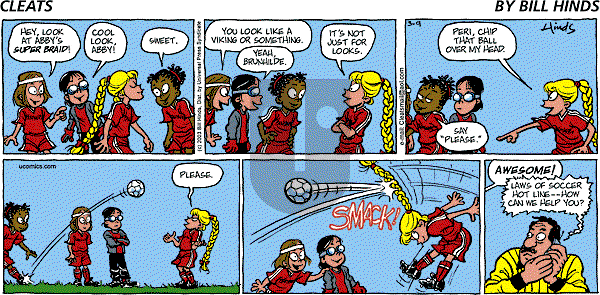 Cleats - Monday February 15, 2021 Comic Strip