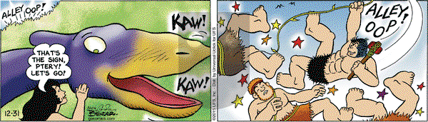 Alley Oop on Thursday December 31, 2015 Comic Strip