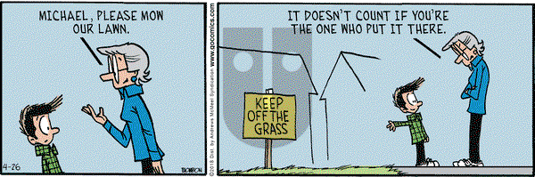 Grand Avenue on Thursday April 26, 2018 Comic Strip