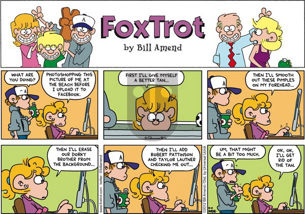 FoxTrot on Sunday August 19, 2012 Comic Strip