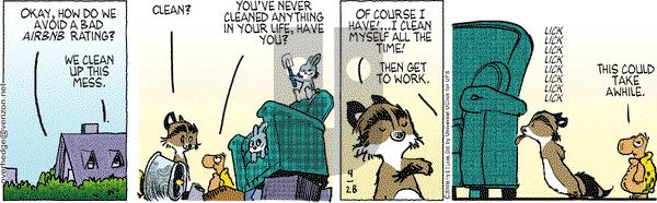 Over the Hedge on Thursday April 28, 2016 Comic Strip