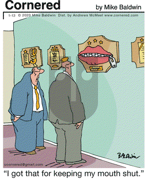 Cornered - Monday January 13, 2020 Comic Strip
