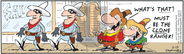Frank and Ernest - Tuesday February 13, 2007 Comic Strip