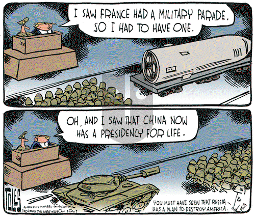 Tom Toles on Monday March 5, 2018 Comic Strip