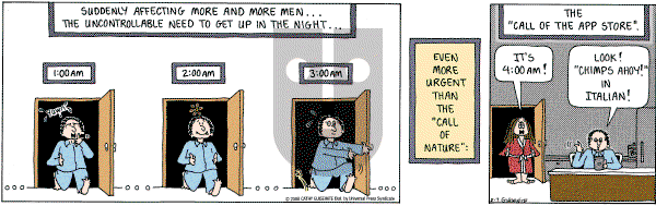 Cathy Classics - Thursday August 7, 2008 Comic Strip