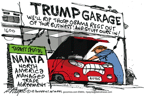 Henry Payne - Wednesday August 29, 2018 Comic Strip