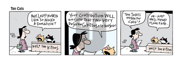 Ten Cats on Saturday May 31, 2025 Comic Strip
