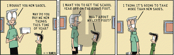 Grand Avenue on Monday August 19, 2024 Comic Strip