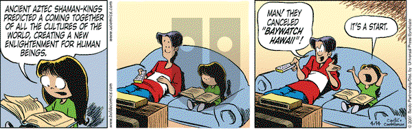 Baldo on Saturday April 14, 2001 Comic Strip