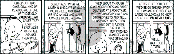 Cow and Boy Classics on Saturday December 2, 2006 Comic Strip
