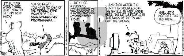 Over the Hedge on Friday June 2, 2000 Comic Strip