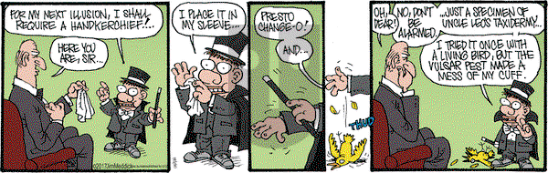 Monty on Wednesday March 8, 2017 Comic Strip