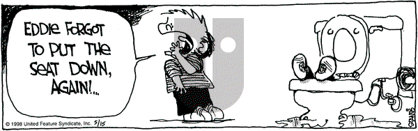 The Buckets on Friday May 15, 1998 Comic Strip
