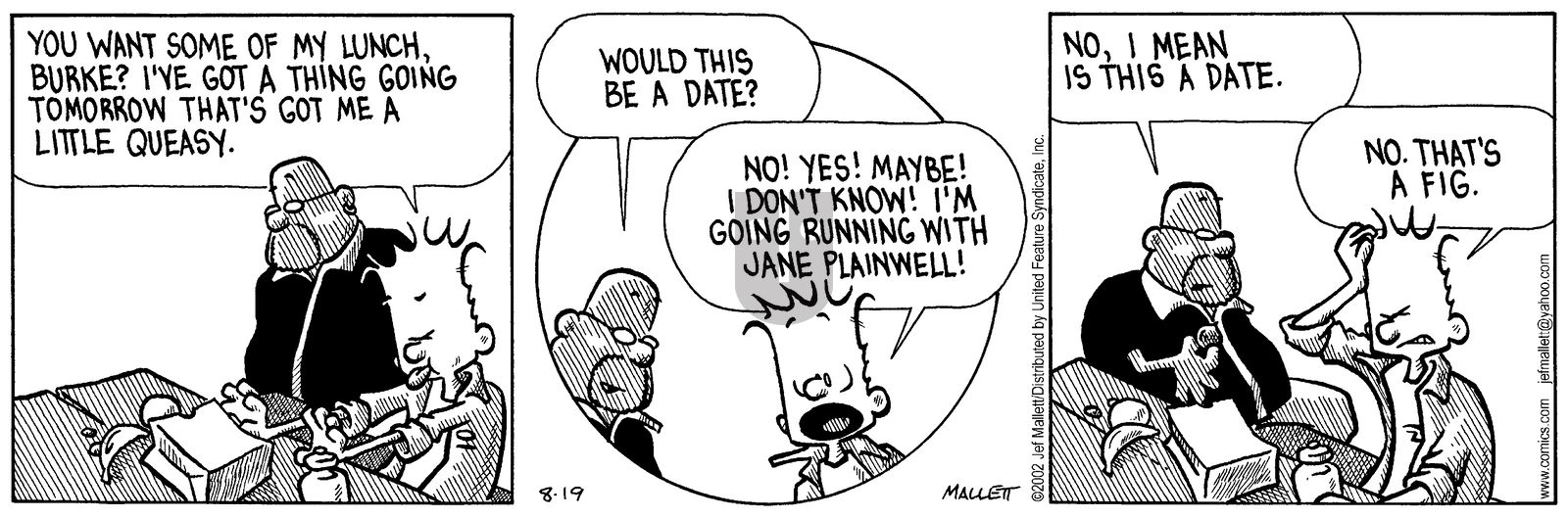 Frazz - Monday August 19, 2002 Comic Strip