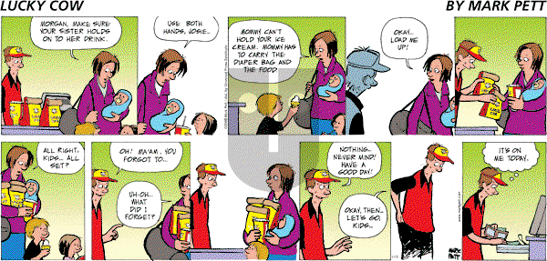 Lucky Cow on Sunday January 13, 2008 Comic Strip