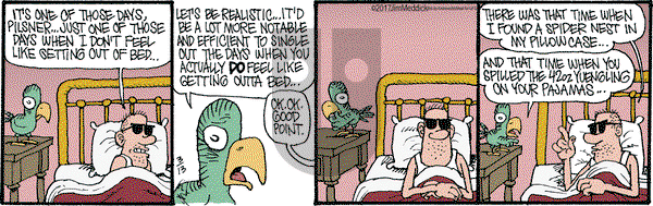 Monty on Monday March 13, 2017 Comic Strip