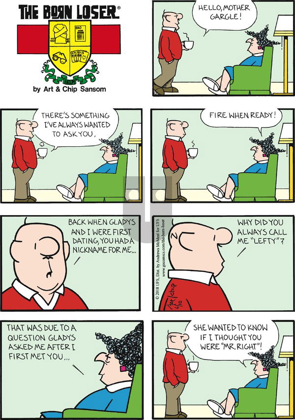 The Born Loser on Sunday June 10, 2018 Comic Strip