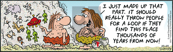 Frank and Ernest on Tuesday October 10, 2017 Comic Strip