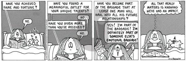 Cathy Classics on Monday October 27, 1997 Comic Strip