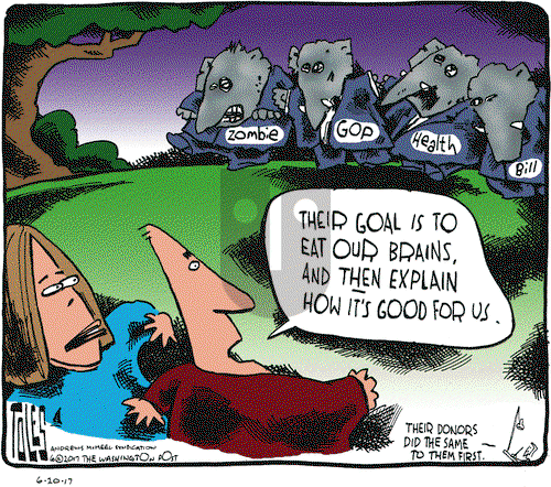 Tom Toles on Tuesday June 20, 2017 Comic Strip