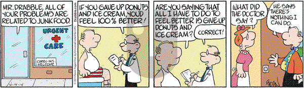 Drabble on Monday April 14, 2014 Comic Strip