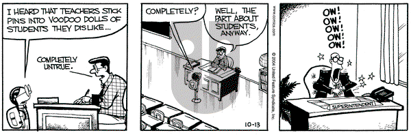 Grand Avenue on Wednesday October 13, 2004 Comic Strip