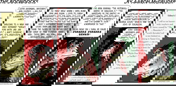 The Boondocks - Sunday September 26, 1999 Comic Strip