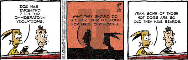 La Cucaracha on Monday February 5, 2018 Comic Strip
