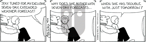 The Born Loser on Saturday September 14, 2002 Comic Strip