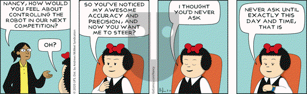 Nancy on Saturday March 14, 2020 Comic Strip