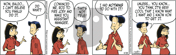 Baldo on Saturday April 18, 2009 Comic Strip