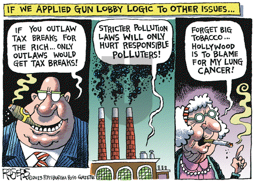 Rob Rogers on Tuesday April 16, 2013 Comic Strip