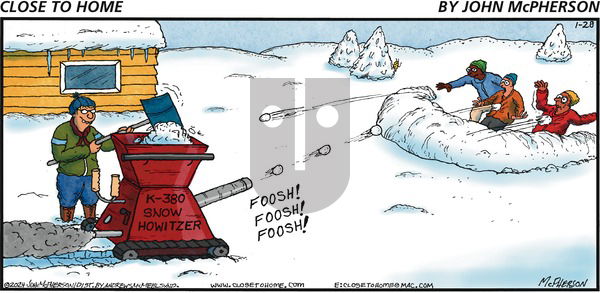 Close to Home on Sunday January 28, 2024 Comic Strip