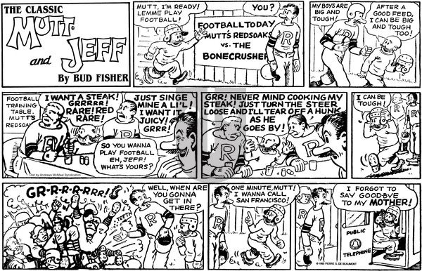 Mutt & Jeff on Sunday June 1, 2025 Comic Strip
