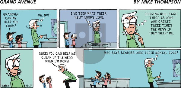 Grand Avenue on Sunday May 24, 2020 Comic Strip