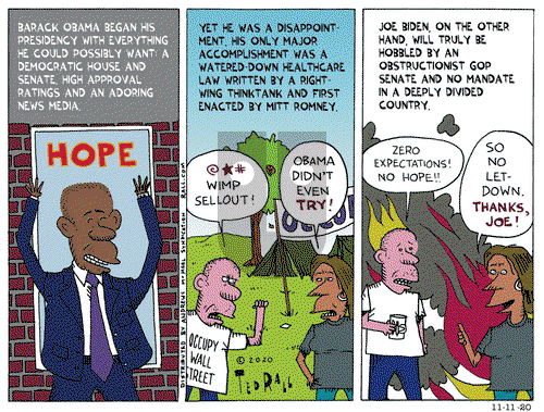 Ted Rall on Wednesday November 11, 2020 Comic Strip