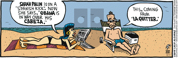 La Cucaracha on Tuesday August 17, 2010 Comic Strip