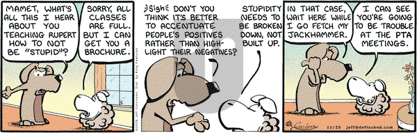 DeFlocked on Wednesday November 25, 2009 Comic Strip