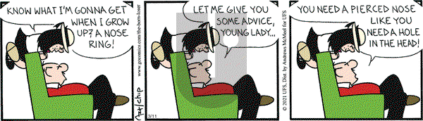 The Born Loser on Tuesday March 11, 2025 Comic Strip