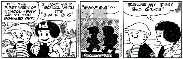 Nancy - Friday September 10, 1999 Comic Strip