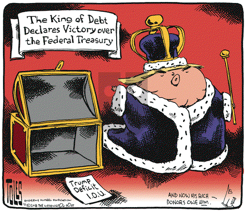 Tom Toles on Wednesday October 17, 2018 Comic Strip