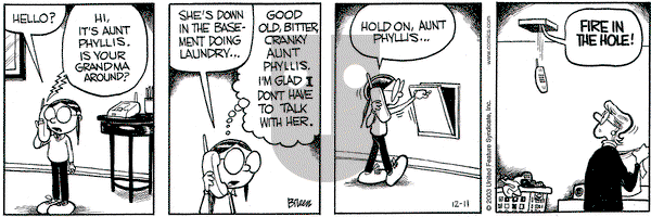 Grand Avenue on Thursday December 11, 2003 Comic Strip