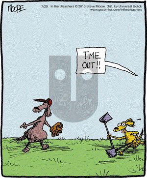 In the Bleachers - Friday July 29, 2016 Comic Strip