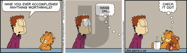 Garfield on Monday May 28, 2018 Comic Strip