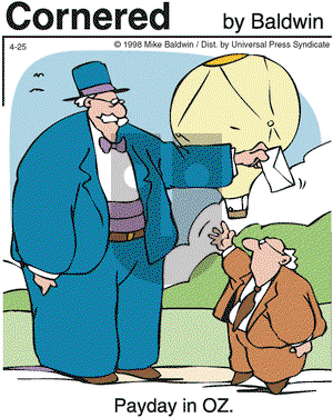 Cornered on Saturday April 25, 1998 Comic Strip