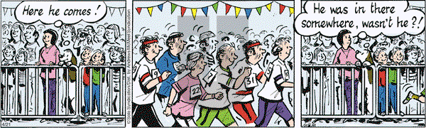 Fred Basset on Saturday April 21, 2018 Comic Strip