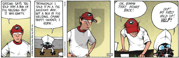 Get Fuzzy on Saturday December 16, 2006 Comic Strip