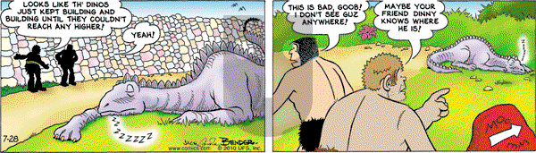 Alley Oop - Wednesday July 28, 2010 Comic Strip