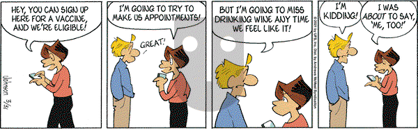 Arlo and Janis on Wednesday March 31, 2021 Comic Strip